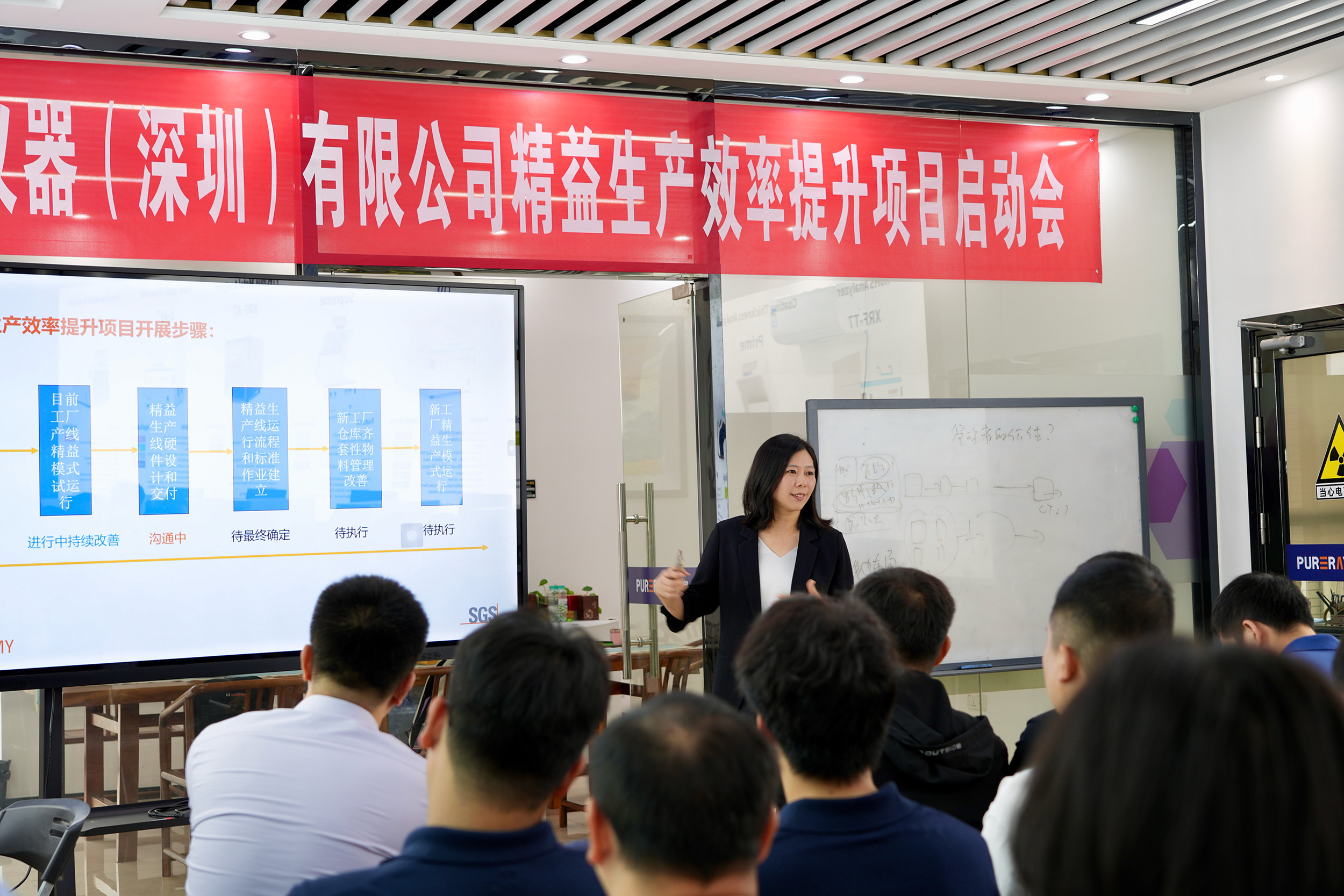 谱睿仪器精益生产正式启动