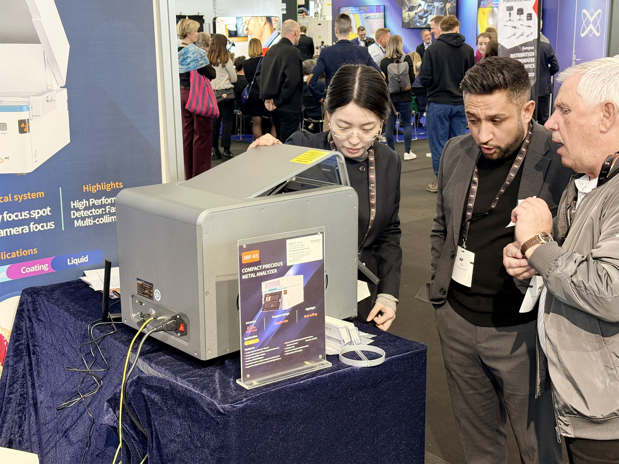 谱睿仪器闪耀慕尼黑国际珠宝钟表博览会